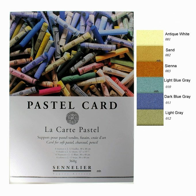 Sennelier La Carte Pastel Card